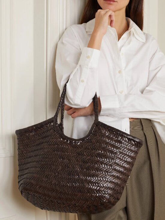 Dragon Diffusion Handbags - DRAGON DIFFUSION Nantucket large woven leather tote